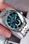 Men's Watch - Silver Color - Steel Band - Water Resistant - All Functions Active - with Special Box Tw208C3 - 2