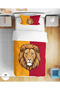 The Lion King Colorful Patterned 3D Digital Printed Single Youth Boy's Duvet Cover Without Sheets