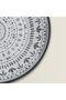 Joviton HOME 24PCS Bohemia Gray Melamine Plastic Dinnerware Sets for 8,Outdoor Plates and Bowls Sets for 8 (Gray) - 8