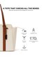 Sunflower Tote Bag | Fits 14-inch Laptop | Premium Vegan Leather | Water-Resistant | Multiple Compartments & Luggage Sleeve | For Work & Daily Use | Beige - 4