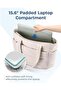 Tote Bag for Women, Lightweight Puffy Tote Bag with Compartments, Quilted Shoulder Bag Handbag for Travel, Work - 5