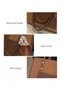PU Shoulder Bag Ladies Tote Bag for Women, large capacity with straps and inner pocket, lightweight design - 3