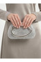 Women's Luxury Crystal Evening Clutch Bag – Rhinestone Party Handbag with Gold Metal Handle, Bridal Wedding Purse for Formal Events & Special Occasions