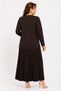 Women's Middle Age and Above Sandy Kupra Fabric Mother Pleated Skirt Blouse Set 1458 - 6