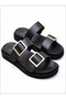 Women's Double Buckle Daily Slippers - 2