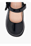 Girls Bow Accent Hook & Loop School Shoes - 7