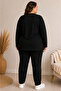 Plus Size Women's V-Neck Long Sleeve Casual Comfort Fit Basic Blouse - 4