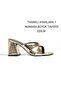 Cross Slippers with Covered Heels 7cm Shoes New Season - 3