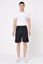 Men's Relaxed Fit Shorts with Side Pockets and Elastic Waistband - 3