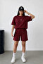 Men's Oversize 100% Cotton Casual Shorts Set Modern Style - 2