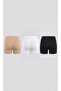 Women's Set of 9 Lycra 95% Cotton Flexible Comfortable Boxer Shorts Tights - 2