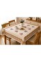Patterned Tablecloth, Floral and Coffee Themed Models, for Kitchen and Dining Table, Choose Different Patterns - 3