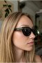 Oblamow Bat Black Ultra Light Unisex Black Sunglasses with Uv400 Filter - 3
