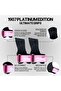 Sports Model 1907 Platinum Edition Ultimate Grip - 3-in-1 Weightlifting Strap Wrist Wraps & Grip Pads - Comfortable for Safe Non-Slip Control and Strength Training (Pink, Medium) - 4