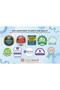 حزمة EZ Rest Playard Twinkle Little Forest مع عربة أطفال قابلة للطي ثلاثية الأقسام بلون الحصى 2 في 1 - 8
