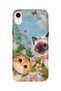 iPhone Xr Compatible Printed Transparent Phone Case |   Collection: Kawaii Cat