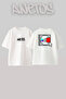 Yeezus Cover Design Printed Unisex Oversize White Tshirt
