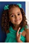 Mayoral Abel Lula Girl's Double Flower Buckle Green