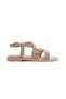 İk 2065 Cross-Strap Adjustable Buckle Detailed Sandals
