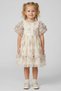 Toddlers Girl Floral Print Dress, Mutlicolor
