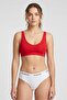 Women 3Pcs Brand Logo Bikini Panties, White