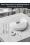 White Zipper 10 Meters 20 Headboard Pillow Duvet Cover Bag - 2
