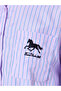 Pink Striped Button-Up Shirt - 4