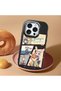 Black Silicone Case Compatible with iPhone 15 Pro with Shock-Absorbing Camera Protections - 3