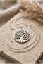 Handmade Tree of Life Shaped Cast Metal Pendant with Special Design - 2