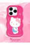 Tecno Spark 20 Pro Compatible Case Camera Protector Red Silicone Couple Phone Case Kitty Pattern - 2