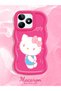 Realme Note 50 Compatible Case Camera Protector Red Silicone Couple Phone Case Kitty Pattern - 2