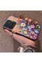 Mi 14t 5g Compatible Silicone Edge Hard Back Case Couple Phone Case with Floral Pattern - 2