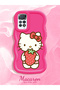 Redmi Note 11 Pro 5g Compatible Case with Camera Protector Red Silicone Couple Phone Case Kitty Pattern - 2