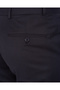 Premium Quality Classic Navy Blue Slim Fit Lycra Men's Fabric Trousers - 7