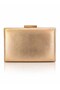 Gold Yellow Shiny Stone Covered Promise Engagement Wedding Women Evening Dress Bag Clutch - 3