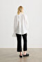 Ekru Standing Collar Shirt - 7