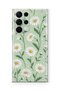 Samsung Galaxy S23 Ultra Compatible Printed Transparent Phone Case |   Collection: Pastel Flowers