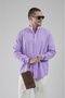 Trend Biz Classic Regular Fit Stand Collar Linen Shirt - 3
