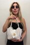 Women's Gold Buckle Shoulder Bag Daily Use Stylish Mini Handbag - 8