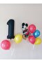 Mickey Mouse 1 Rakam Balon Seti - 4