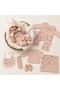 Seasonal Cotton Muslin 10 Piece Newborn Baby Girl Hospital Discharge Bodysuit Set 0-3 Months Boxed / Birth Gift
