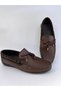 Genuine Leather Findik Knitted Men's Loafer Casual Classic Shoes