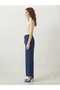 Women's Elastic Waist Drawstring Aerobin Palazzo Wide Leg Pants - 3