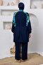 261807 Women's Long Sleeve Hijab Swimsuit - 2