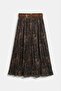 PATTERNED PLEATED SKIRT - 2