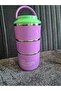 Stainless Steel 3-Layer Lunch Box 660+400+400ml Lunch Box for Travel and Meal - 6
