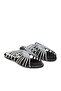 Women's Banded Stone Embroidered Round Toe Luxury Satin Slippers 4011