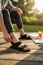 Men's Anatomical Sole Velcro Sandals - 6900