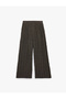 Bürümcük Fabric Textured Wide Leg Palazzo Trousers - 5