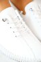 Telgron Bat Rubber Women's Genuine Leather Shoes White Skin - 4